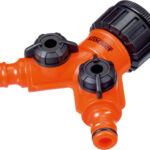 Conector grifo con 2 salidas